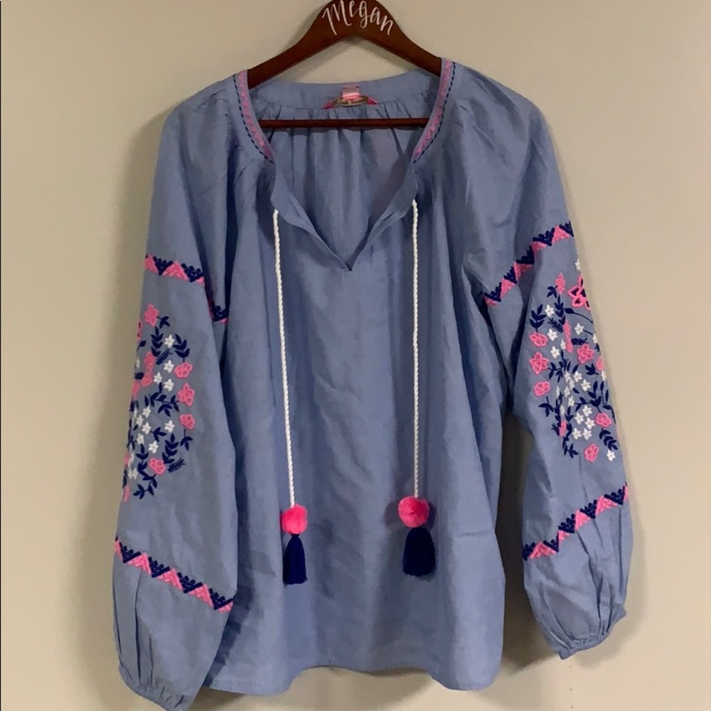 Lilly Pulitzer Keela Top long sleeve NWT